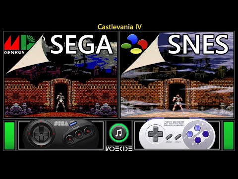 [NEW Demo] Castlevania IV (Sega Genesis vs SNES) Real Hardware Comparison