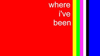 Cover art for where i've been
