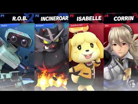 Boozer+Leisha ROB Inceineroawr or however you spell it VS SebPro101 and ReRaze ROB Lucario