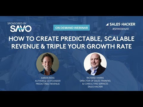 How to Create Predictable, Scalable Revenue and Triple Your Growth Rate