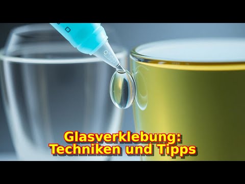 „Glasverklebung: Techniken und Tipps für professionelle Ergebnisse“