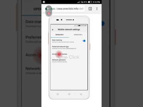 LAVA Z90 Mobile Network Settings