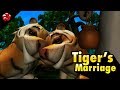 TIGER'S MARRIAGE ♥Manjadi IV malayalam cartoon story for children ★Manchadi Folk songs and Stories