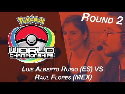CHAMPIONNAT DU MONDE POKEMON 2016 : Day 1 - Round 2 - Luis Alberto Rubio (ES) VS  Raul Flores (MEX)