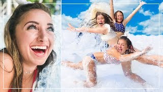 We FiLLED UP our BACK YARD with FOAM! | Behind the Braids Ep.70