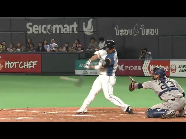 【3回裏】ファイターズ・近藤 積極スイングで投手の代わり端捉えた!! 2015/9/14 F-Bs