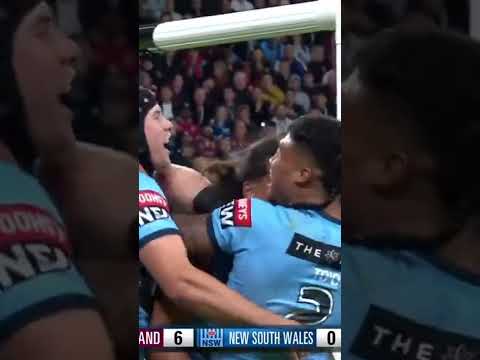 Jarome Luai Try Vs Maroons #shorts #nrl #stateoforigin
