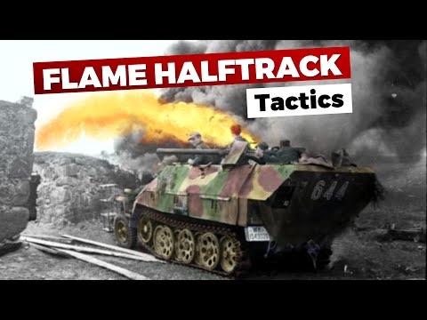 German Flame Half-Track Tactics