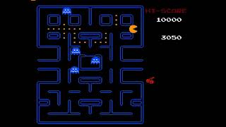 'Pac-Man' Game Capture from Evercade (Namco Museum Collection 1 Cartridge)