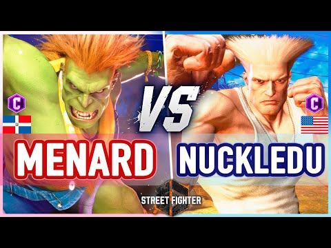 SF6 🔥 MenaRD (Blanka) vs NuckleDu (Guile) 🔥 Street Fighter 6