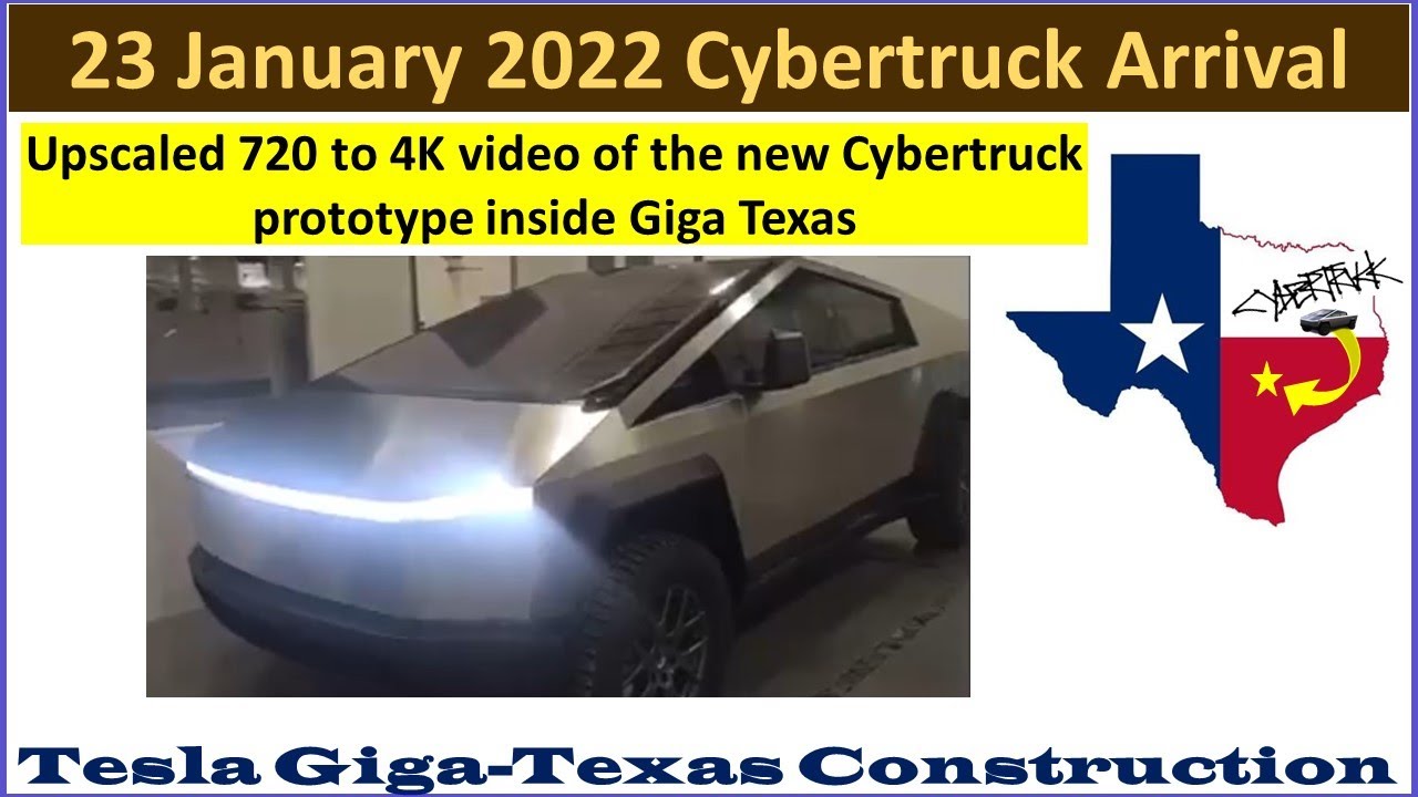 Tesla Cybertruck Arrives at Giga Texas in Preparations for Elon Musk's ...