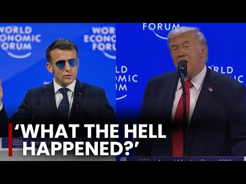 Donald Trump On Macron's Glasses: 'Beautiful, But What The Hell Happened?'