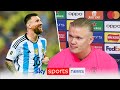 Erling Haaland says Lionel Messi is the best that's ever played the game