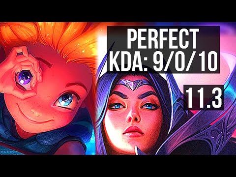 ZOE vs IRELIA (MID) | 9/0/10, 66% winrate, Legendary | EUW Grandmaster | v11.3