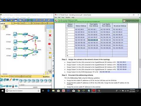 8.1.4.7 Packet Tracer - Subnetting Scenario