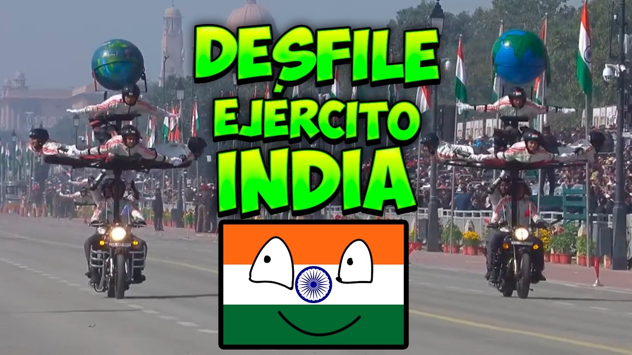 Desfile EJÉRCITO de INDIA (2026) -  El truco son las MOTOS
