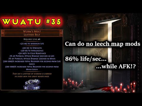 Wurm's Molt is a leech machine! WUATU #35 - Path of Exile (3.20 Sanctum)