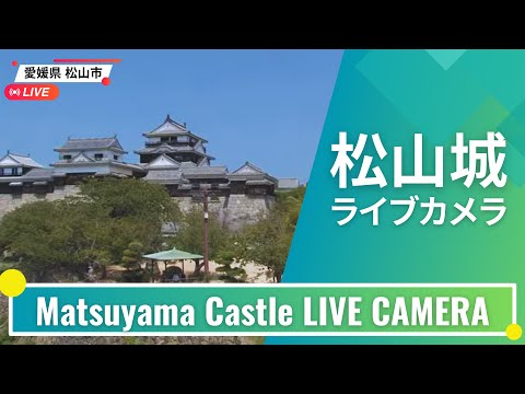 松山城のライブカメラ映像