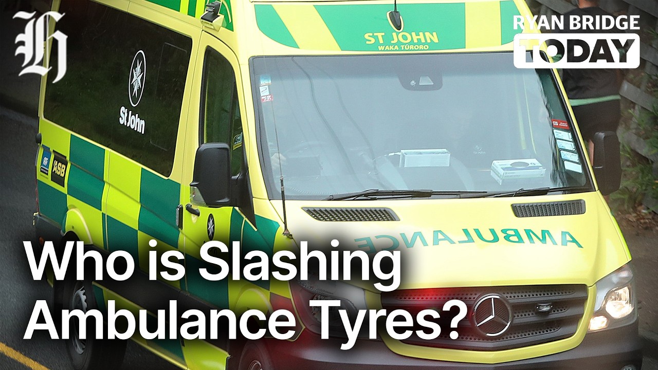 WTF? Who the hell is slashing ambulance tyres? | Ryan Bridge TODAY