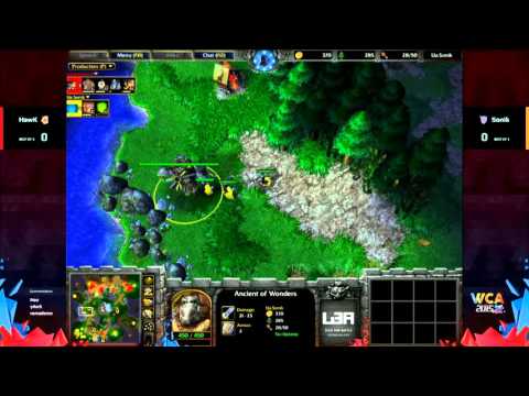 [WC3] WCA EU Open Qualifier - HawK vs. Sonik (Grand Final)