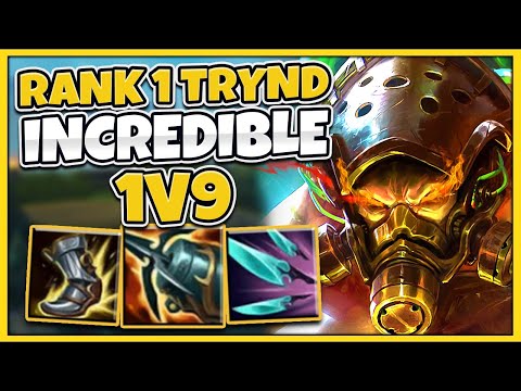Absolutely Insane 1V9 Carry In Challenger Elo (Huge Top Gap) | S11 Tryndamere - League of Legends