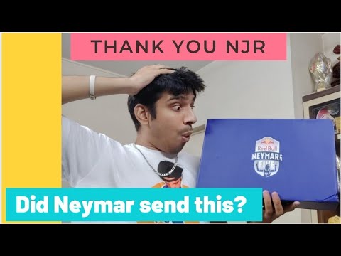 NEYMAR sent me this GIFT??? #neymar #redbull #neymarjrs5 #redbullindia #njr #thepunefreestyler