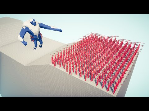 100x SPEAR THROWERS vs EVERY UNIT - Totally Accurate Battle Simulator TABS
