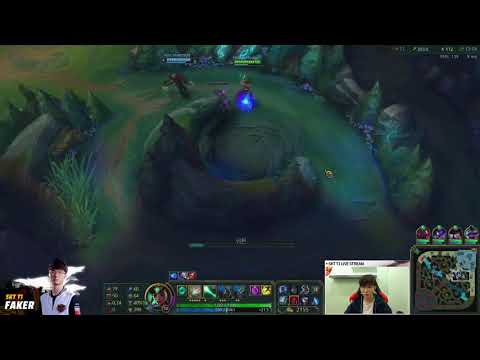 SKT T1 Faker // Karma vs Leblank mid // (Korean Rank) // New Leblanc gameplay Patch 8.8