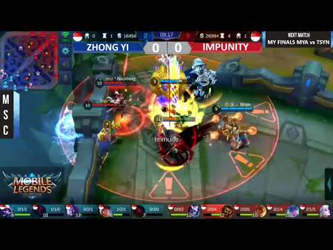 MSC Singapore Final: Zhongyi  VS  IMP