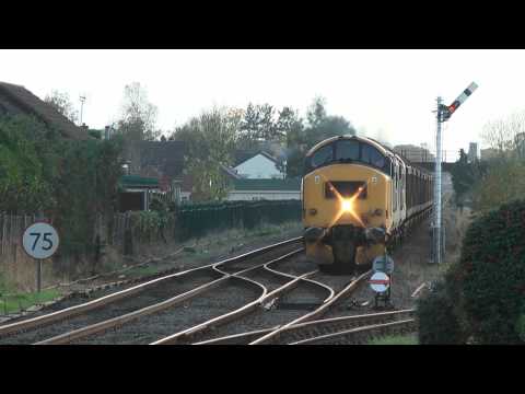 37425 & 37401 6F18 Holyhead RTZ-Warrington 31.10.09
