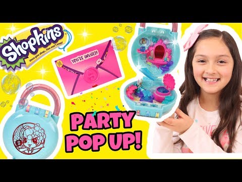 New!! Shopkins Lil Secrets Party Pop UP!!🎉 Video
