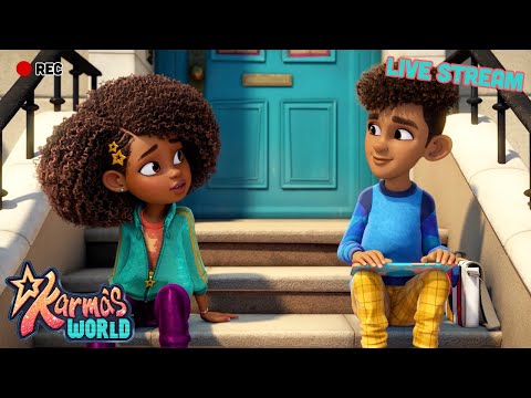 🔴 Come Hang Out with Karma and Friends in Karma's World!  💜🎤 Kids Live Stream 🔴