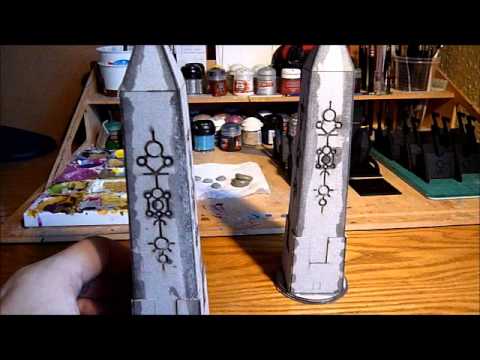 Necron Obelisks Built and Reviewed