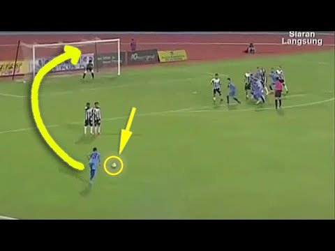 Top 10 Free Kicks Impossible Angle Goals