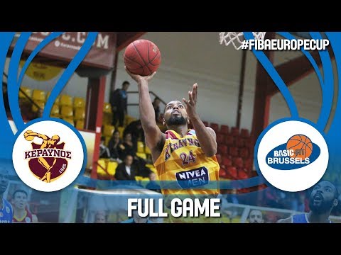 Keravnos (CYP) v Basic-Fit Brussels (BEL) - Full Game - FIBA Europe Cup 2017-18