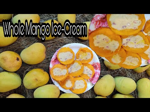 Home made Whole Mango Ice-Cream | easy to make | Shweta Kahar #shorts #youtubeshorts #cookingshorts