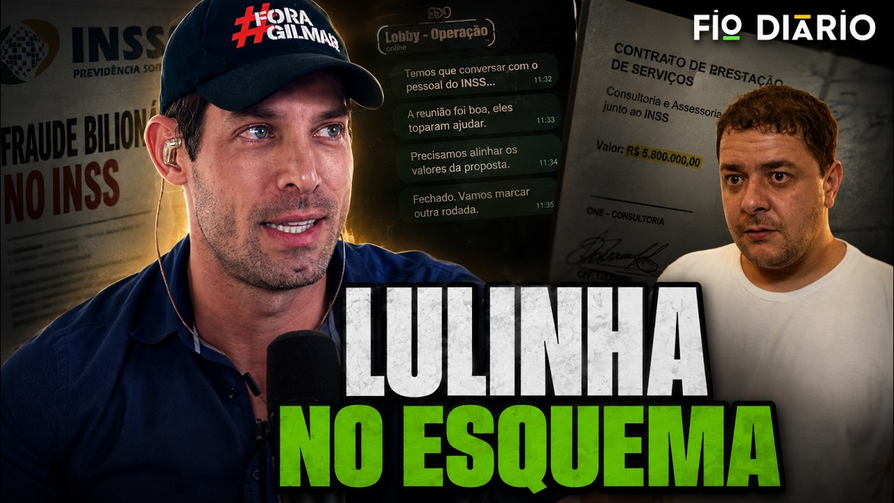 LULINHA APARECE EM MENSAGENS COM LOBISTA DO ESQUEMA DO INSS
