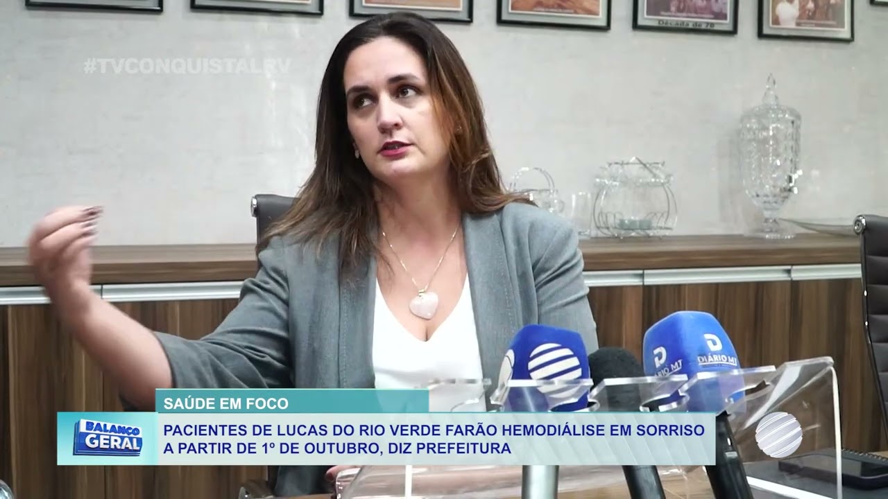 Pacientes de Lucas do Rio Verde Farão Hemodiálise em Sorriso a Partir de Outubro.