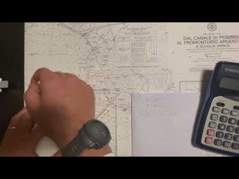 Nuovo esame patente nautica - esercizio  5.2.2-3 n°30  - carburante - carteggio senza limiti (2022)