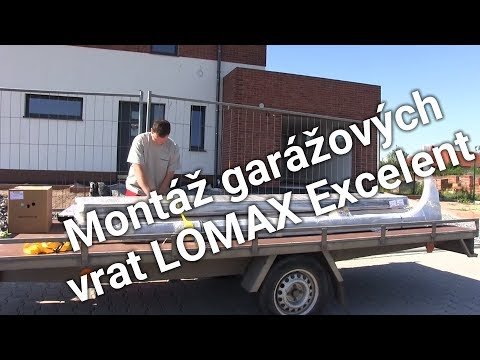 Montáž garážových vrat Lomax