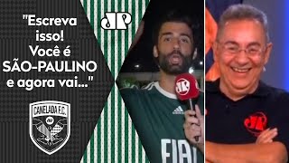 Torcedor do Palmeiras ALOPRA Flavio Prado AO VIVO após título da Libertadores!