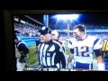2013 PATRIOTS vs Panthers Final Play Brady F Bomb.