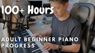 【100+ Hours Practice】Adult beginner piano progress - Open Arms by Journey