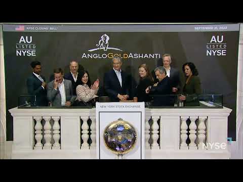 AngloGold Ashanti Limited (NYSE: AU) Rings The Closing Bell®