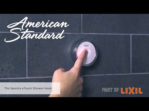 Spectra eTouch 4-Function Shower Head - 2.5 GPM // POLISHED CHROME // YouTube Video
