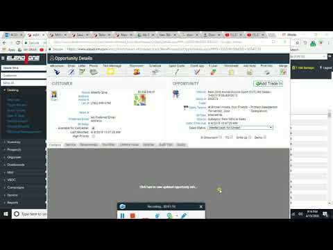 Setting An Appointment In E Leads