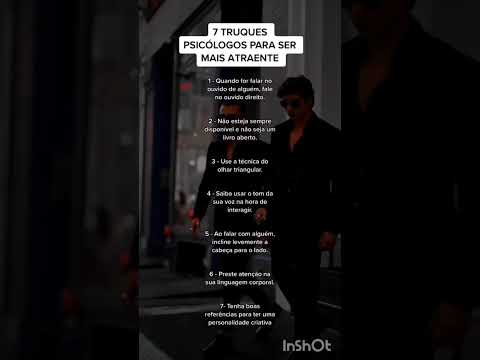 truques psicológicos para ser mais atraente 🗣️ #shorts #truques #psicologia