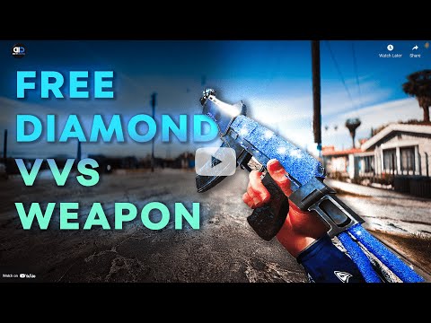 Diamond Weapon - SR 3M VVS Iced Out With 9 Color + Glow Skins [Standalone] [Weapon]