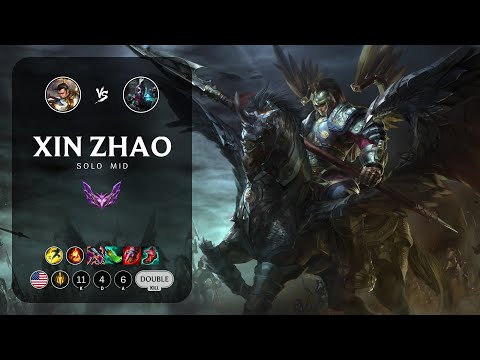 Xin Zhao Mid vs Ekko - NA Master Patch 13.23