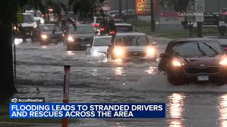 Chicago-area storms cause massive flooding, outages; woman dies as tree falls in west suburbs